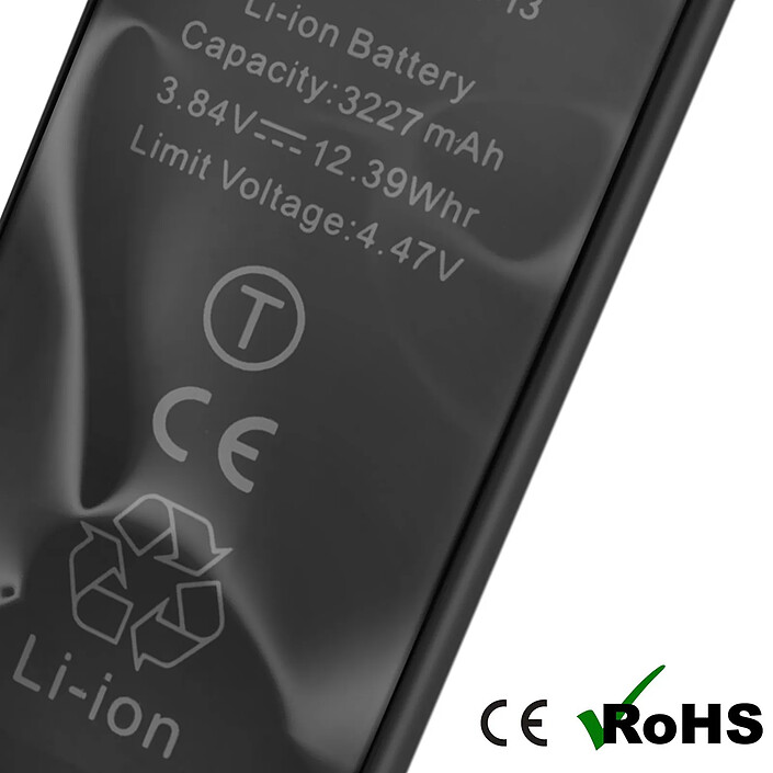 Acheter Clappio Batterie pour Apple iPhone 13 3227mAh 100% compatible Noir