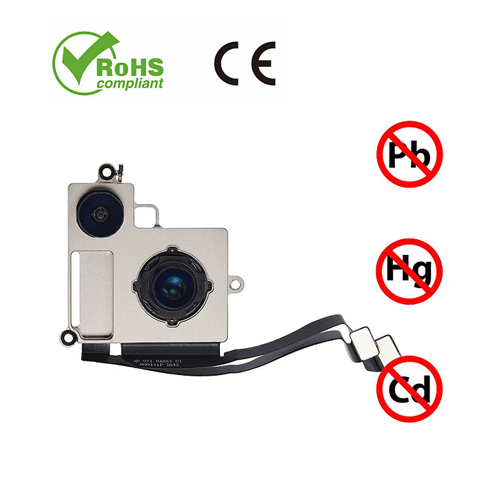 Clappio Caméra Arrière pour iPhone 14 Module Capteur Photo Nappe de Connexion pas cher