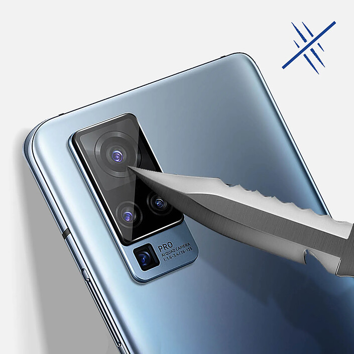 Acheter 3mk Lot de 4 Verres Flexibles pour Caméra de Vivo X51 5G Incassable 6H 0.16mm Transparent