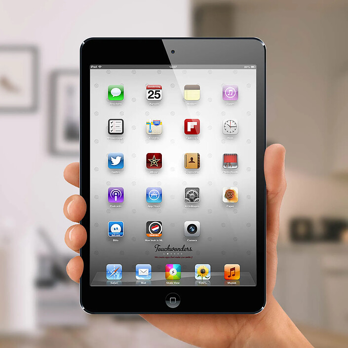 Avizar Vitre tactile pour iPad Mini et Mini 2 et Mini 3 avec Bouton Home pas cher