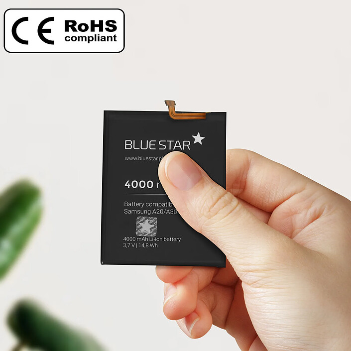 Blue Star Batterie pour Samsung Galaxy A30, A30s et A50 4000mAh Li-Ion Noir pas cher
