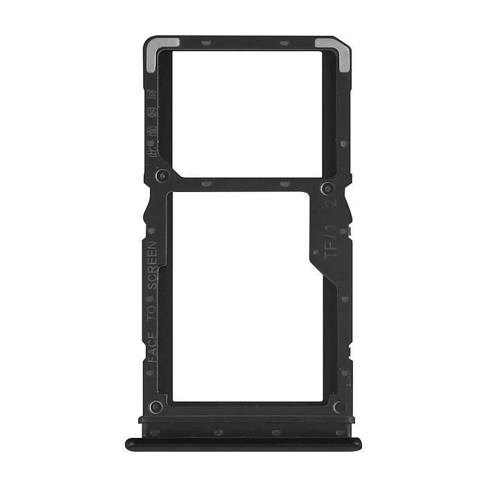 Clappio Tiroir Carte SIM pour Xiaomi Redmi Note 7 et Note 7 Pro Dual Nano SIMNoir
