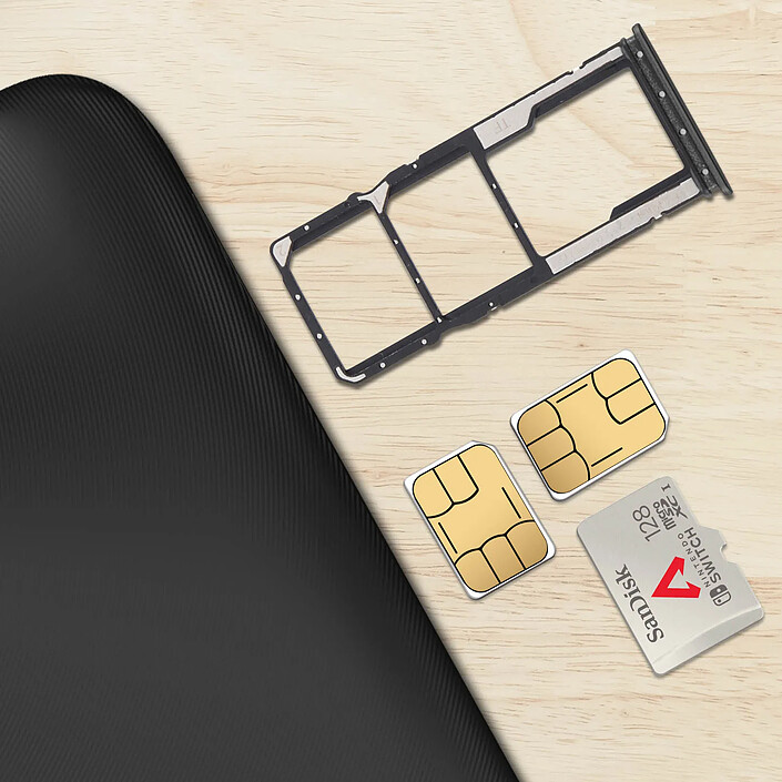Avis Clappio Tiroir Carte SIM de Remplacement pour Xiaomi Redmi 9A et 10A Gris