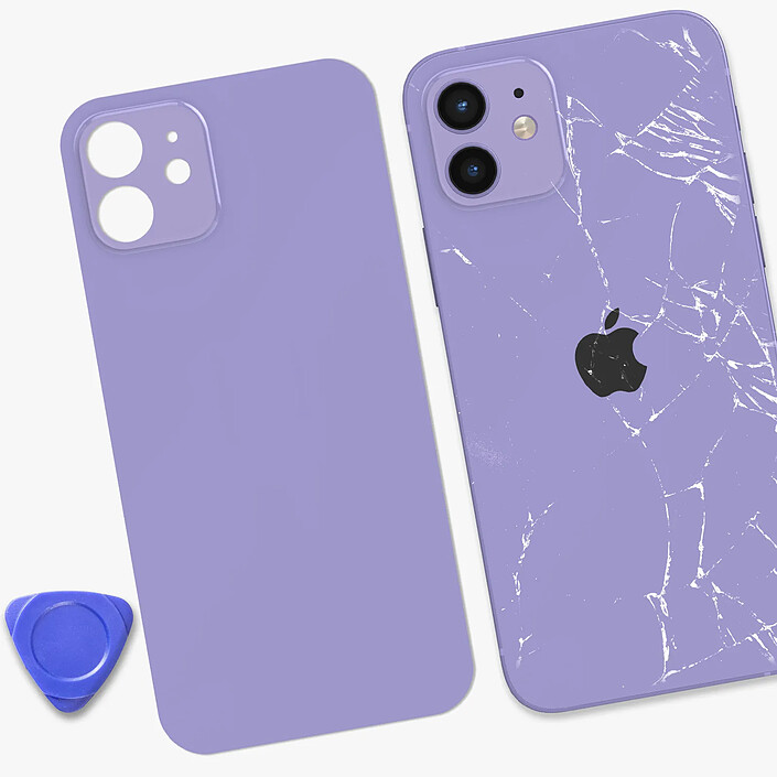 Acheter Clappio Vitre arrière de remplacement pour Apple iPhone 12