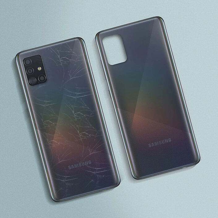 Avis Clappio Cache Batterie pour Samsung Galaxy A51 Façade Arrière