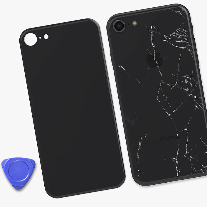 Acheter Clappio Vitre arrière de remplacement pour Apple iPhone SE 2020 et 8