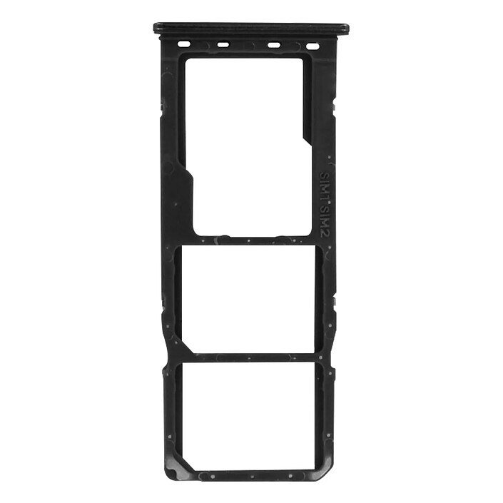 Clappio Tiroir Carte Samsung Galaxy A21s 2x Nano SIM et Micro SD de remplacement noir
