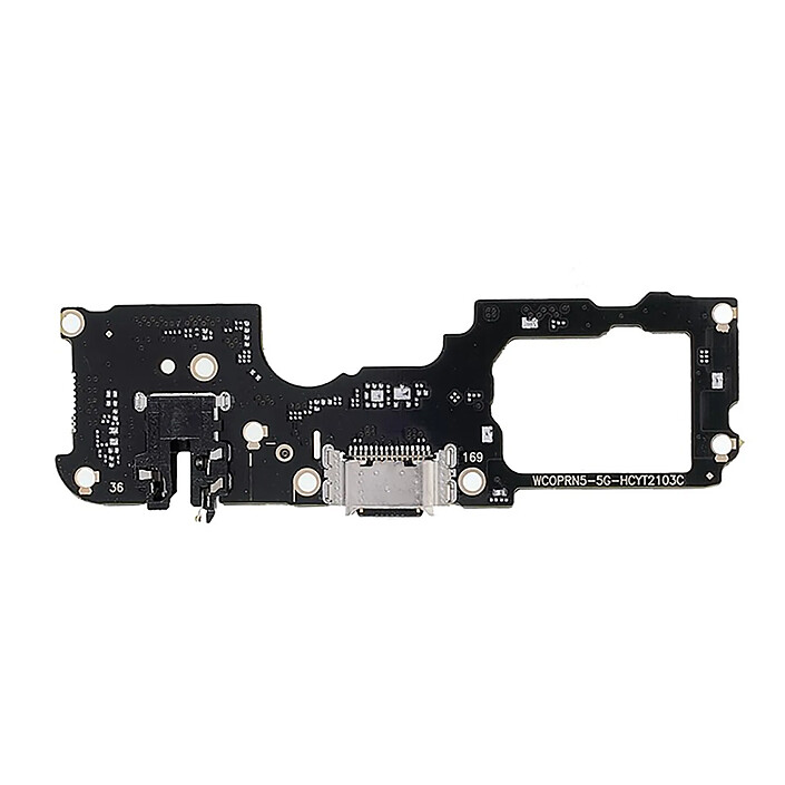 Clappio Connecteur de Charge pour USB-C pour Oppo Find X3 Lite avec Prise Jack 3.5mm Compatible
