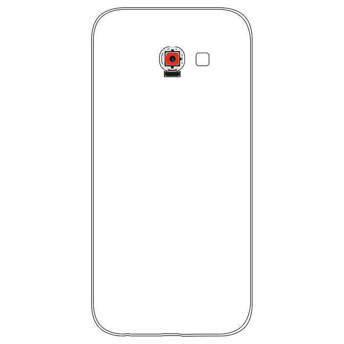 Clappio Caméra Arrière Samsung Galaxy A5 2017 Module Appareil Photo Compatible + Nappe
