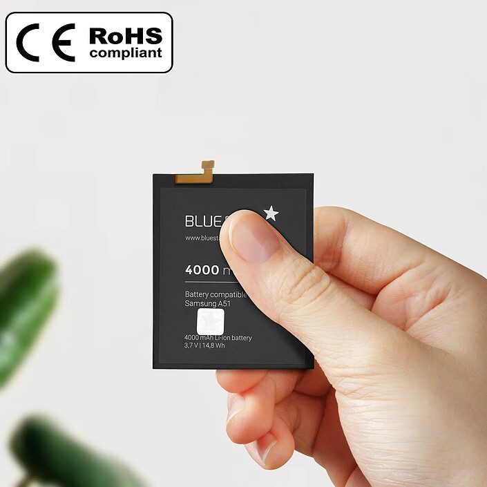 Blue Star Batterie pour Samsung Galaxy A51 4000mAh Li-Ion Noir pas cher