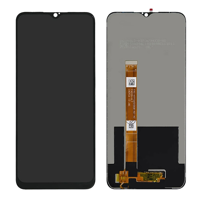 Clappio Bloc Complet pour Realme 6I Écran LCD Vitre Tactile Compatible Noir