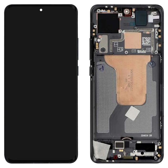 Clappio Bloc Complet Xiaomi 12 Écran LCD Vitre Tactile Compatible Noir