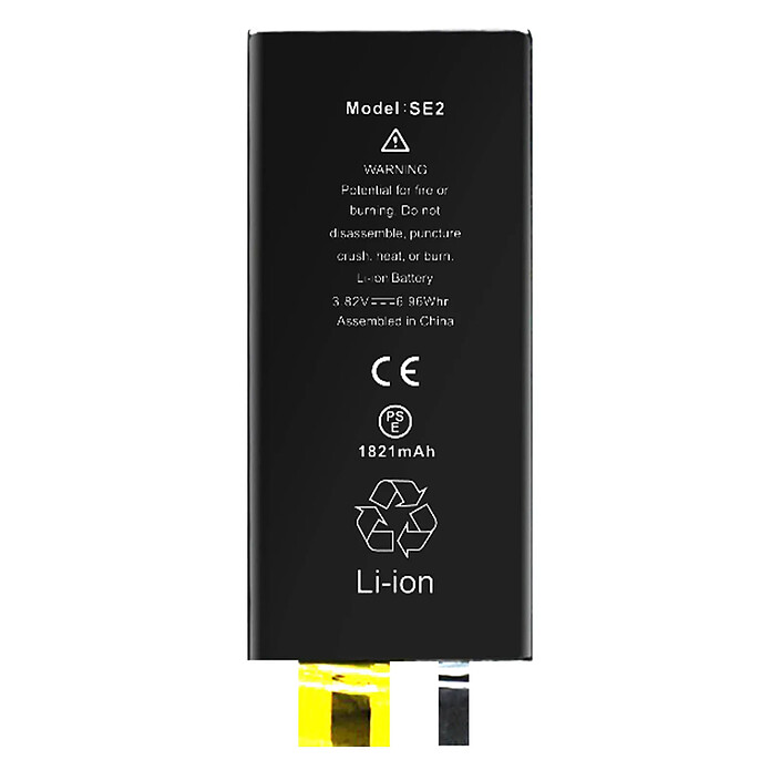 Clappio Batterie de remplacement pour iPhone SE 2020 Li-ion 1821mAh Sans BMS