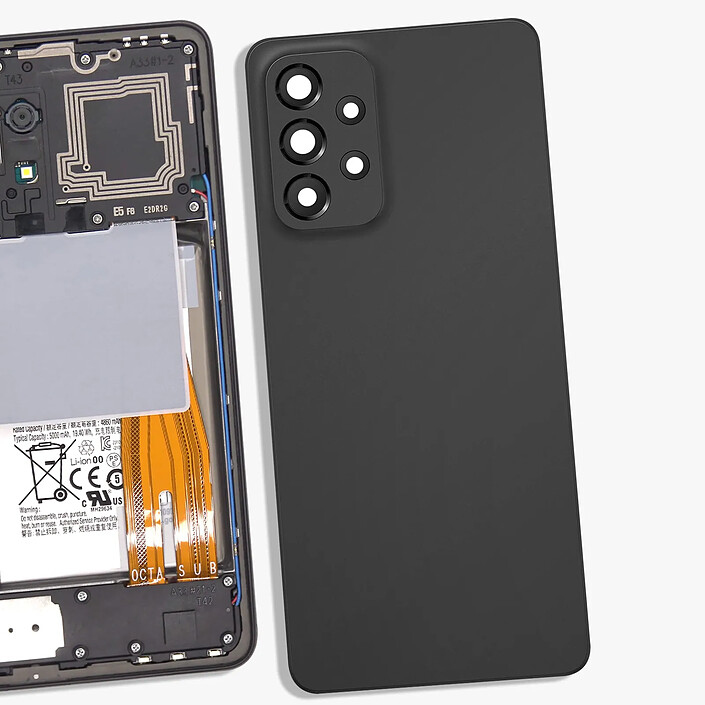 Clappio Cache Batterie pour Samsung Galaxy A53 5G avec Adhésif Intégré pas cher