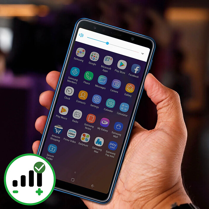 Avis Clappio Nappe volume pour Samsung Galaxy A7 2018 Pièce de rempacement Haute qualité CE RohS