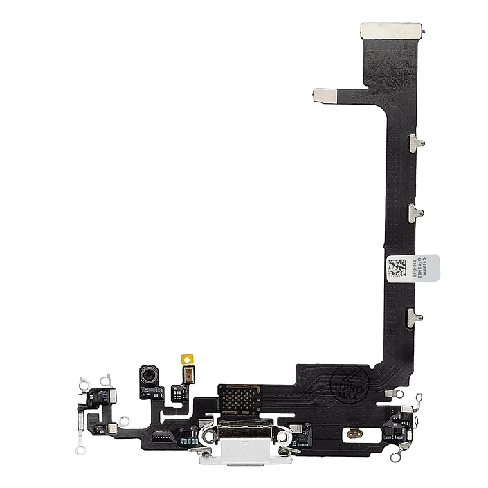Clappio Connecteur de Charge pour iPhone 11 Pro Max, Port Lightning + Micro