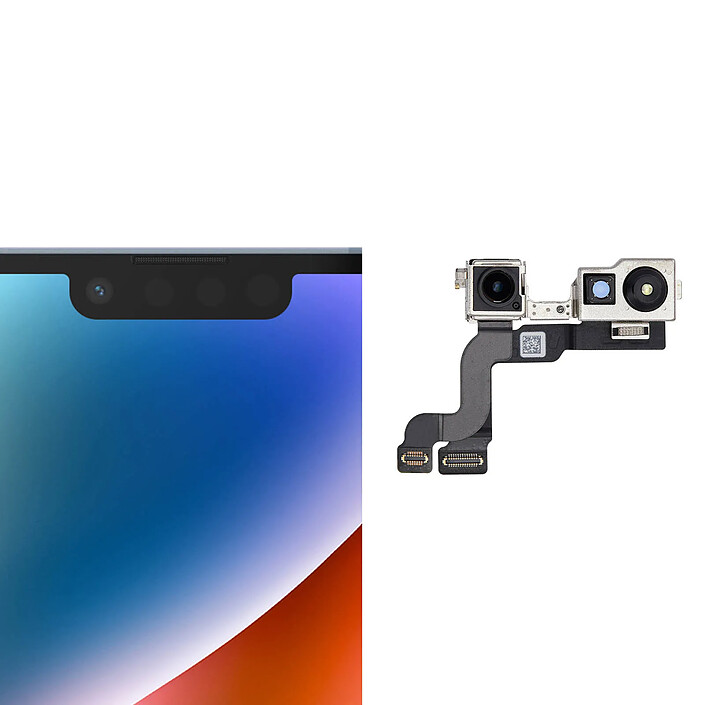 Avis Clappio Caméra Avant pour iPhone 14 Objectif Frontal