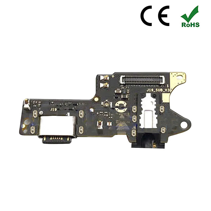 Acheter Clappio Connecteur de Charge pour Xiaomi Redmi 9 USB type C et Jack 3.5mm Noir