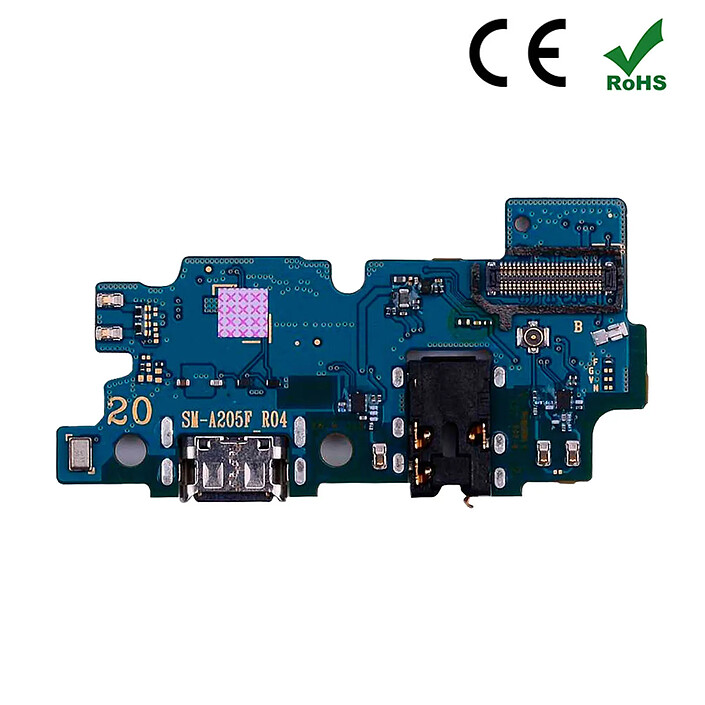 Acheter Clappio Connecteur de charge Samsung Galaxy A21s USB type C et Micro et Jack 3.5mm Vert