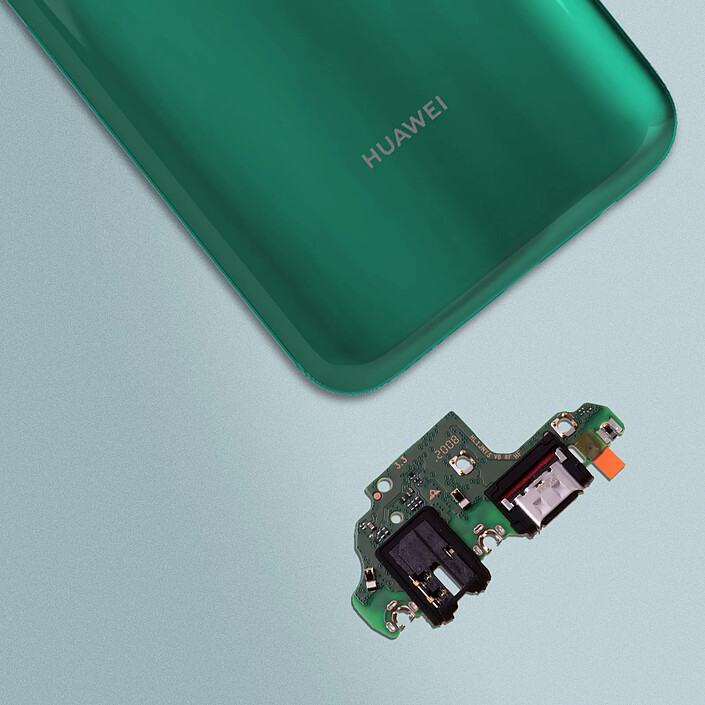Clappio Connecteur de Charge pour Huawei P40 Lite USB type C Micro et Jack 3.5mm pas cher