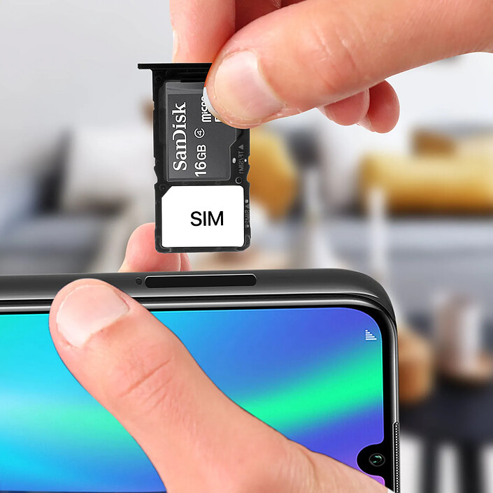 Avis Clappio Tiroir Carte SIM pour Huawei P Smart 2019 / pour Honor 10 Lite 1x Nano SIM et Micro SD