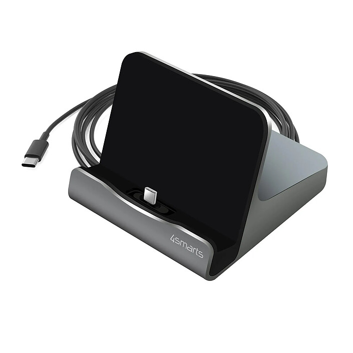 4smarts Station de Charge 60W Quick Charge 3.0 Synchronisation VoltDock Gris