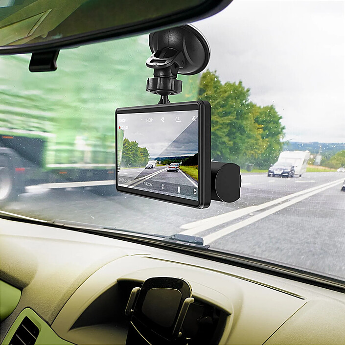 Acheter Avizar Dashcam Vidéo Full HD 1080p, 2x Caméras Avant et Arrière Caméra de Recul
