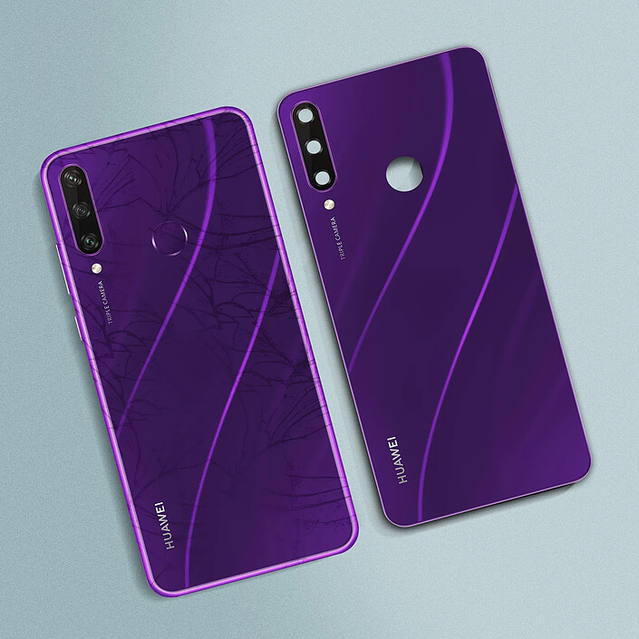 Avis Clappio Cache Batterie Huawei Y6p Façade Arrière de Remplacement violet