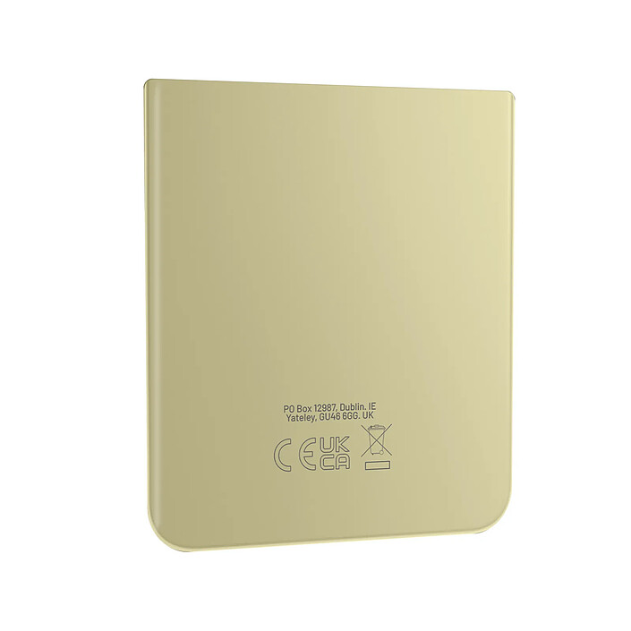 Acheter Samsung Vitre Arrière Inférieure Originale pour Samsung Galaxy Z Flip 4  Jaune