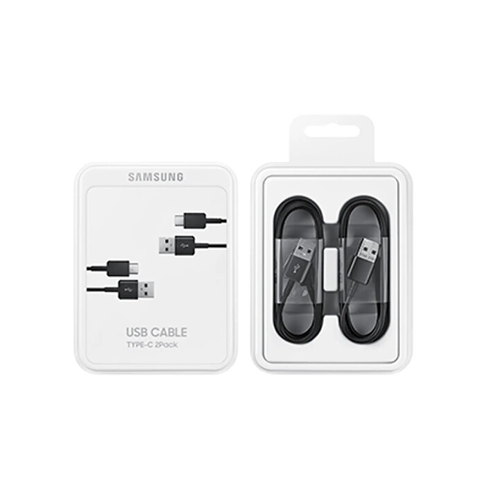 Acheter Samsung Pack de 2 Câbles USB-A / USB-C Charge et Synchronisation 1.5m Noir