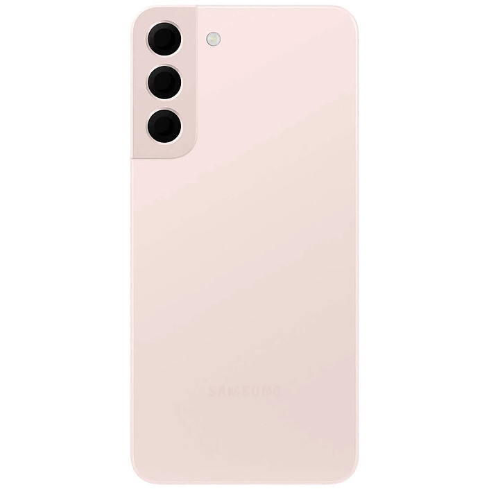 Samsung Cache Batterie Originale pour Samsung Galaxy S22 Plus avec lentille caméra  or rose