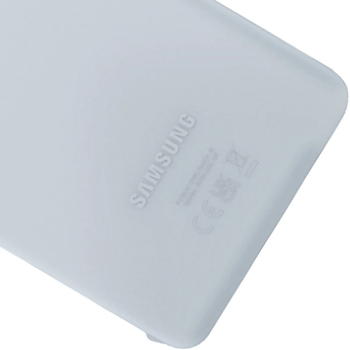 Samsung Cache Batterie Originale pour Samsung Galaxy S21 FE avec lentille caméra  blanc pas cher