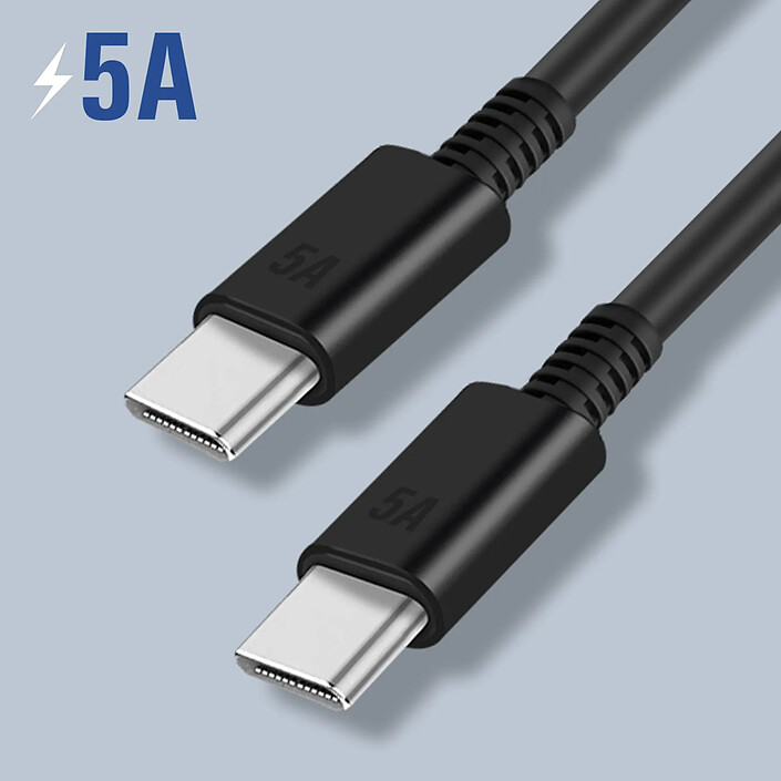 Samsung Chargeur Voiture 60W Sortie USB-C / USB Câble USB-C 1m Noir pas cher