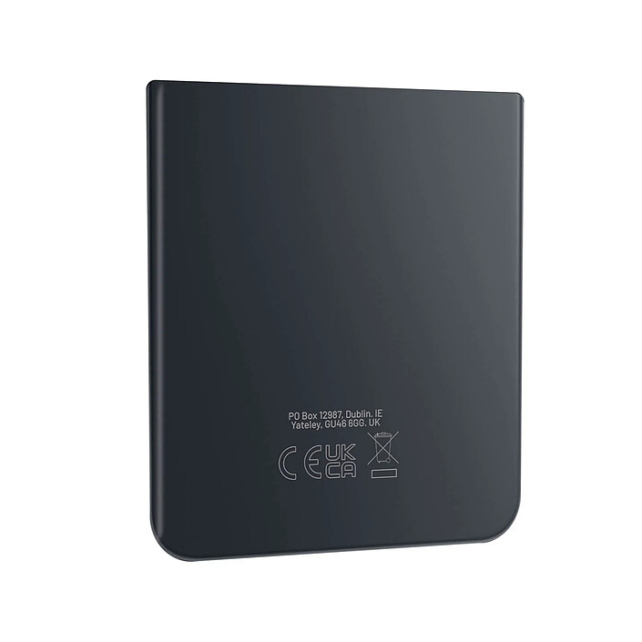 Samsung Vitre Arrière Inférieure Originale pour Samsung Galaxy Z Flip 4  Bleu Nuit