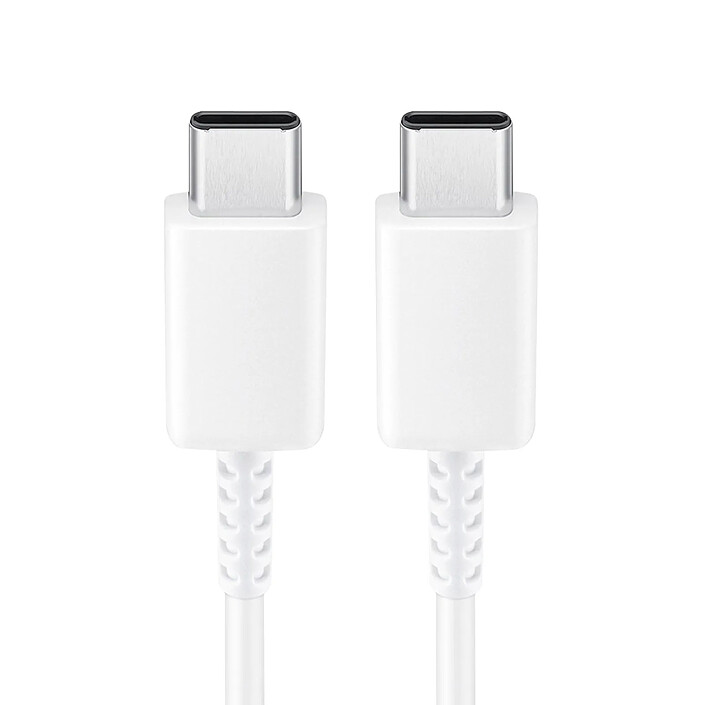 samsung Câble USB-C vers USB-C Charge rapide 3A 1,8m D'origine Samsung EP-DW767JWE blanc