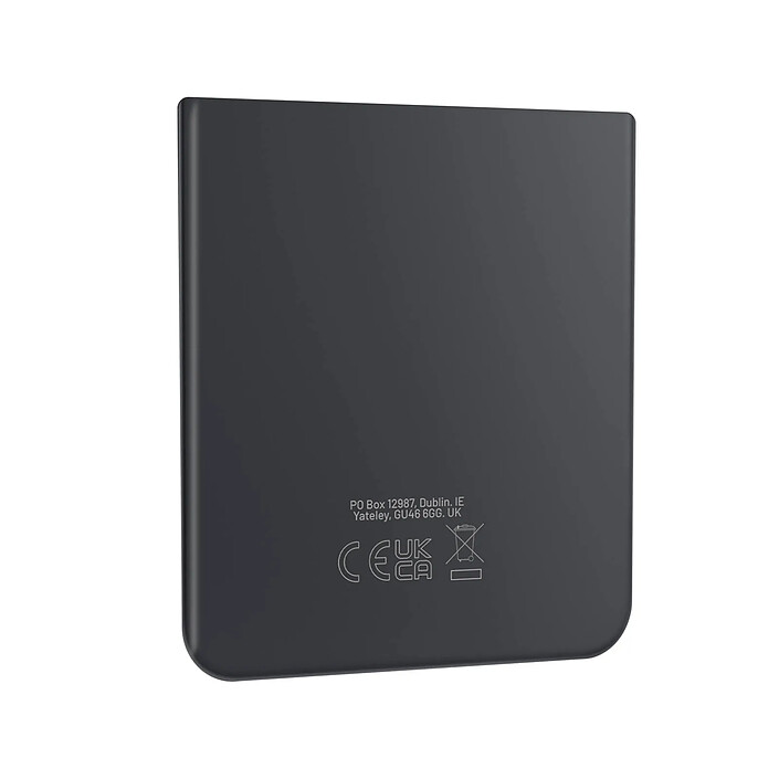 Samsung Vitre Arrière Inférieure Originale pour Samsung Galaxy Z Flip 4  Graphite