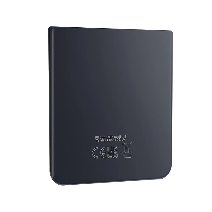 Acheter Samsung Vitre Arrière Inférieure Originale pour Samsung Galaxy Z Flip 4  Bleu Nuit
