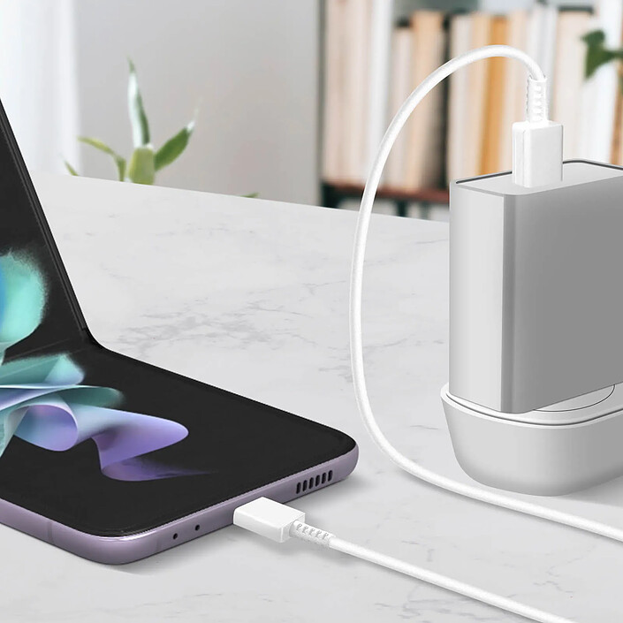Avis Samsung Câble USB vers USB-C Charge rapide 1 mètre EP-DG970BWE Blanc