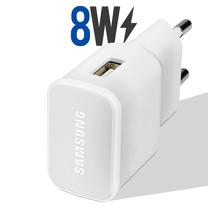 Avis samsung Chargeur secteur Samsung USB 8W avec Câble USB vers USB-C Blanc