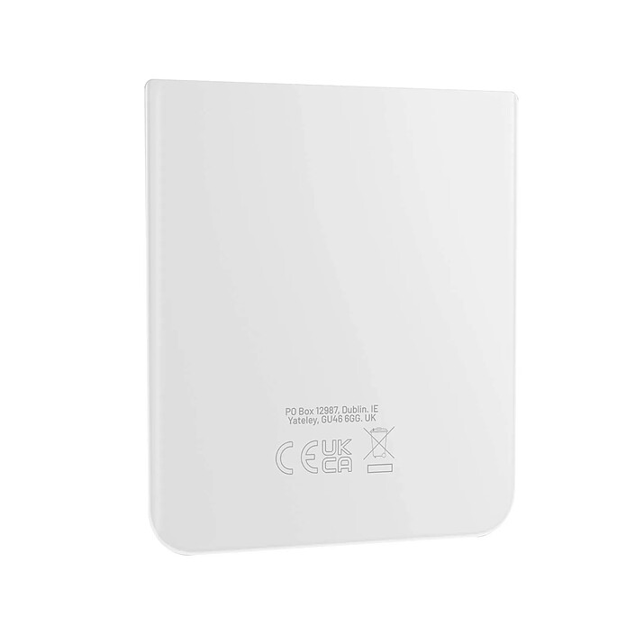 Samsung Vitre Arrière Inférieure Originale pour Samsung Galaxy Z Flip 4  Blanc
