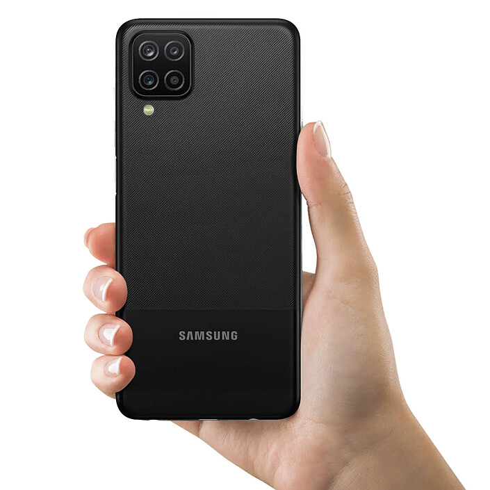 Samsung Cache Batterie pour Galaxy A12 Façade Arrière de remplacement original e Noir pas cher