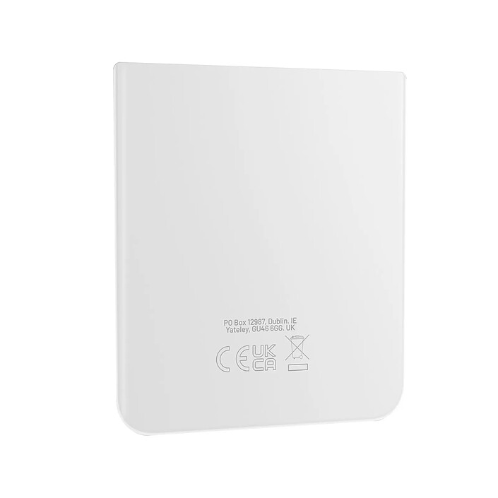Acheter Samsung Vitre Arrière Inférieure Originale pour Samsung Galaxy Z Flip 4  Blanc