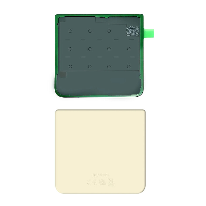 Samsung Cache Batterie pour Galaxy Z Flip 3 Façade Arrière Originale  crème