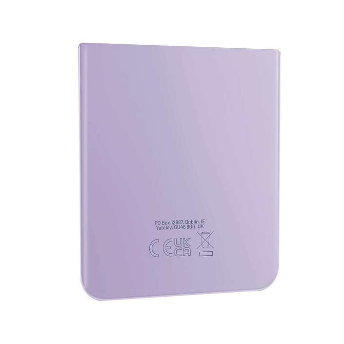 Samsung Vitre Arrière Inférieure Originale pour Samsung Galaxy Z Flip 4  Lavande