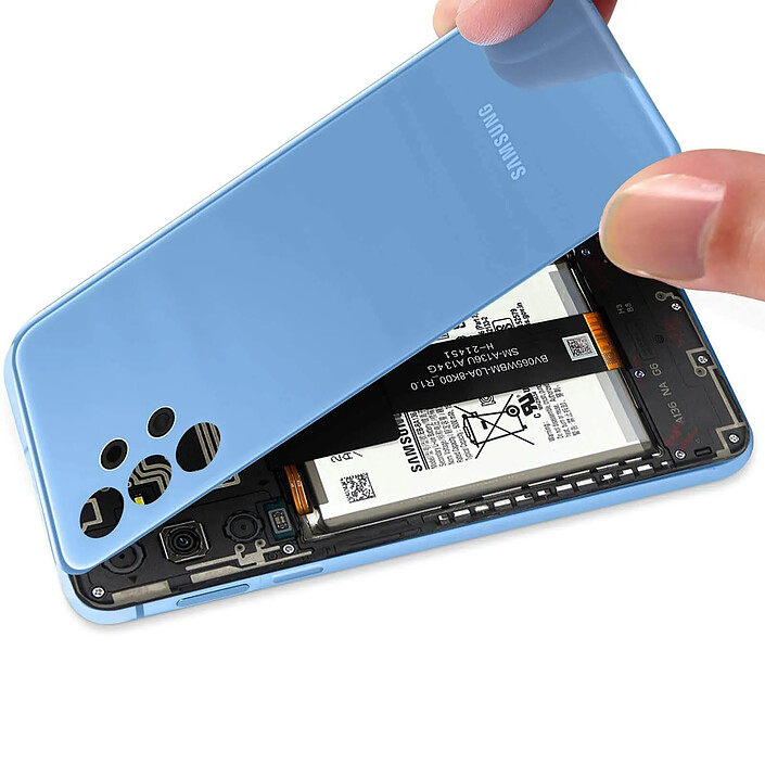Avis Samsung Cache Batterie Originale pour Samsung Galaxy A13 4G  bleu clair