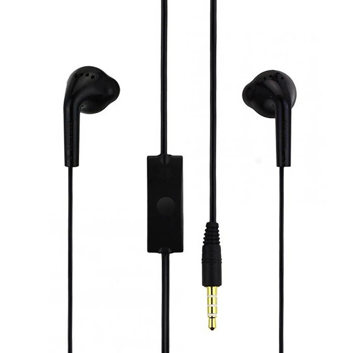 Samsung Écouteurs Filaires 3.5mm Kit mains Libres Service Pack Noir
