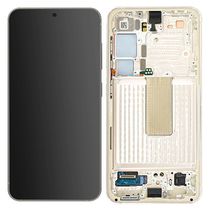 Samsung Écran Complet pour Samsung Galaxy S23 Vitre Tactile et Châssis Beige