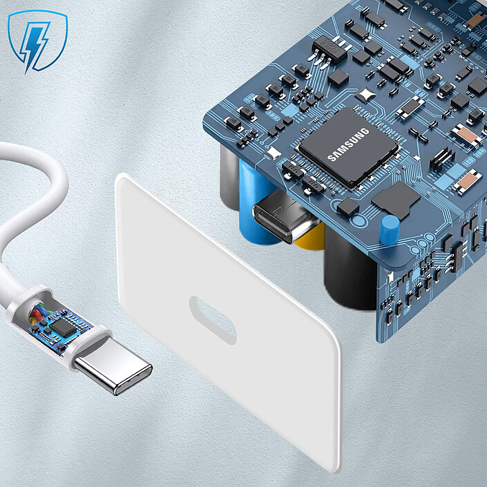 Avis samsung Chargeur Secteur USB-C Power Delivery 15W et Câble USB-C Original Samsung Blanc