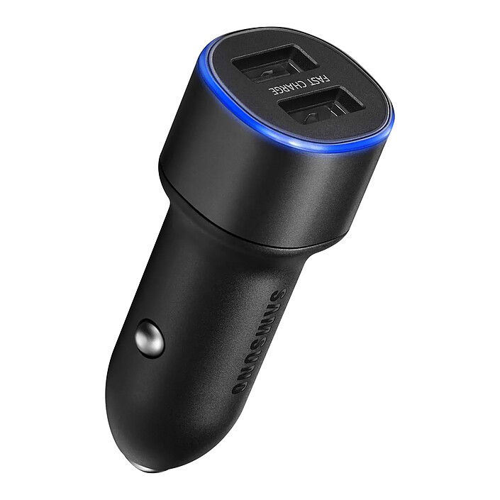 samsung Chargeur Voiture Universel 2 Ports USB 2A Fast Charge Original Samsung Noir