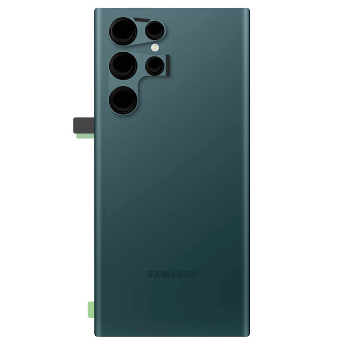 Samsung Cache Batterie Originale pour Samsung Galaxy S22 Ultra avec lentille caméra  vert